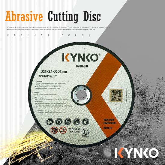 Abrasive cutting disc